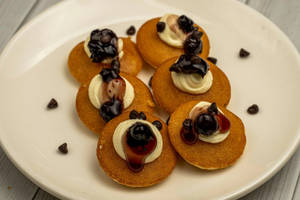 Blueberry Cream Cheese  Pancakes