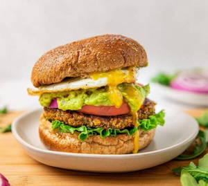 Volcanic Chicken Burger