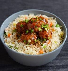 Half Veg Fried Rice+Half Veg Manchurian+Cold drink 250 Ml Pet Bottle