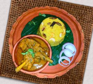 Pulao with chicken kosha combo