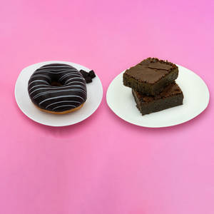 Dark Chocolate Doughnut + Chai Days Special Brownie