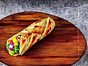 Veg Cheese Schezwan Frankie