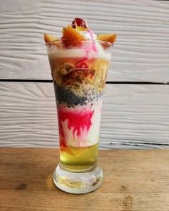 Gulab jamun falooda