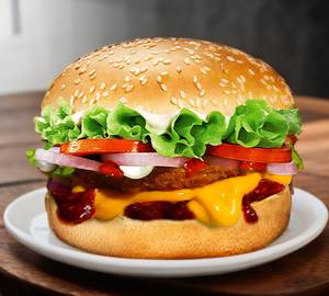 Veg surprise burger