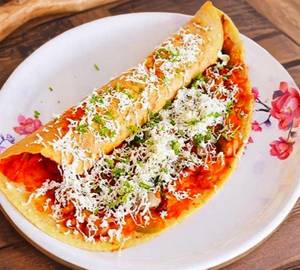 Cheese mix veg masala dosa