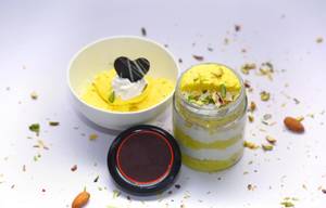 Rasmalai Jar Cake