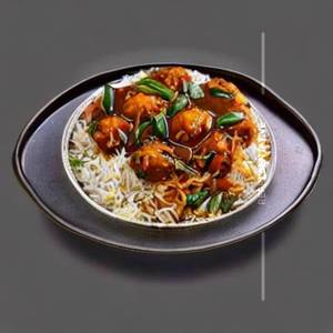 Egg Manchurian Rice