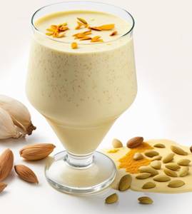 Beverages Badam Milk Milkshake