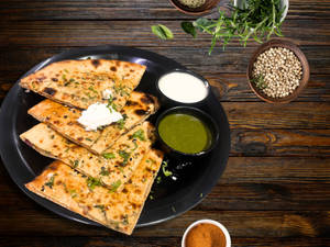 Aloo Matar Tandoori Paratha