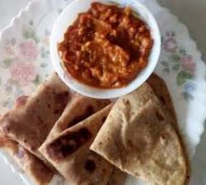 2 Chapati with Veg Korma