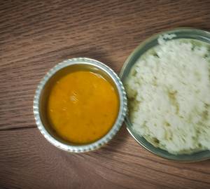 Jeera rice with dal