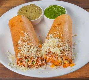 Cheese paneer masala dosa