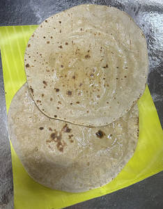 Ghee Phulkas (2) + Kurma