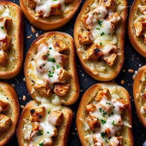Cheesy Chilli Chicken Garlic Bread