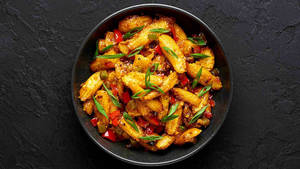 Golden Fried Honey Baby Corn