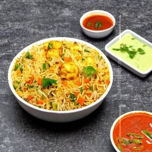 Jain Paneer Fried Rice