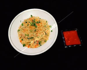 Veg Burnt Garlic Fried Rice