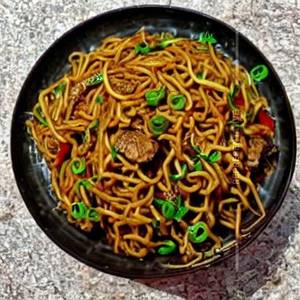 Mutton Schezwan Noodles