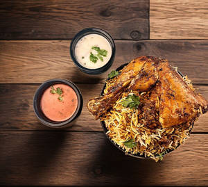 Hyderabadi Chicken Dum Biryani