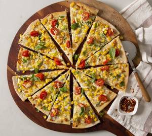 Sweet Corn Tomato Pizza