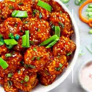 Veg Manchurian Noodles