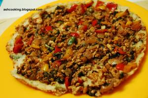 Mutton Keema Uttapam Special