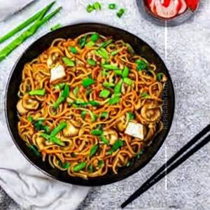 Paneer Mushroom Triple Noodles
