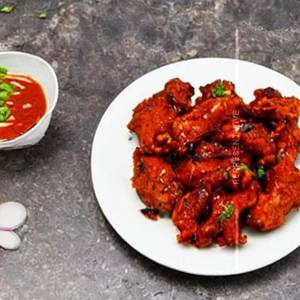 Red Tawa Chicken Fry