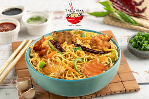 Chilly Chicken Garlic Noodles