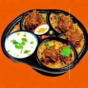 Mutton karachi biryani