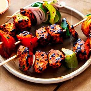 Mushroom Achari Tikka