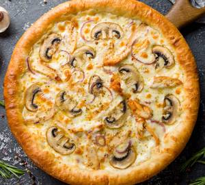 Mushroom Capsicum Pizza