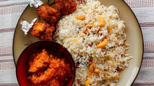 Malabar Fish curry+ ghee rice combo