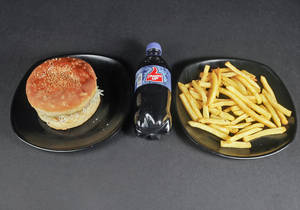 Makhani Cheese Burger Meal