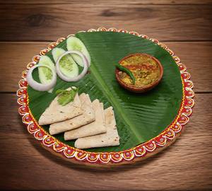 Roti Egg Chicken Tadka Combo