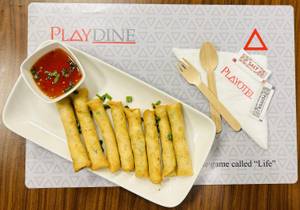 Spicy Spring Onion Cheese Roll
