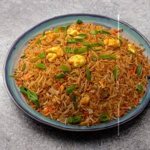 Egg Onion Chilli Fried Rice