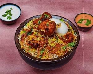 Chicken tikka dum biryani