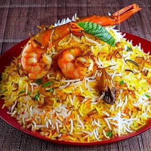 Shikara Special Prawns Biryani Full
