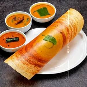 Open Butter Masala Dosa