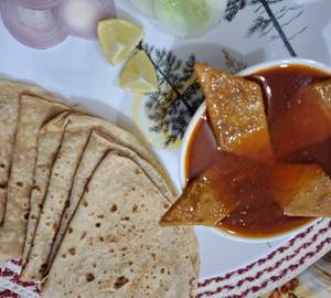 Combo Of Patodi Sabji With Roti(3)