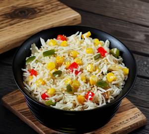 Veg & Sweet Corn Fried Rice bowl( No MSG, No palm oil)