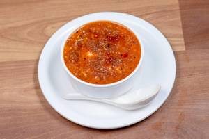 Chicken Burnt Garlic Soup
