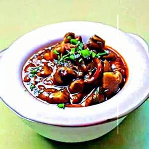 Veg Mushroom Chilly Gravy