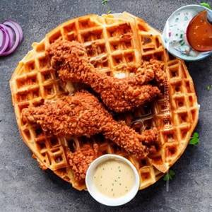 Fried Chicken On Waffles