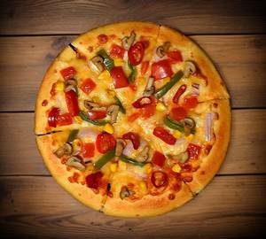 Mushroom delight pizza