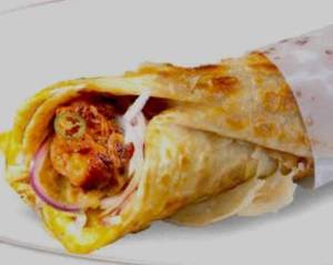 Egg With Chicken Roll