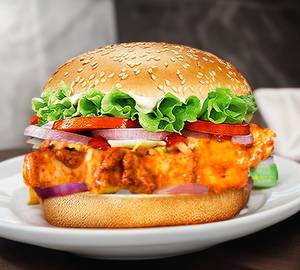 Peri peri chicken burger