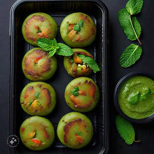 Hara Bhara Kabab (10pc) With Mint Chutney