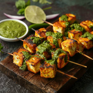 Butter Rosted Paneer Tikka[ 6psc]